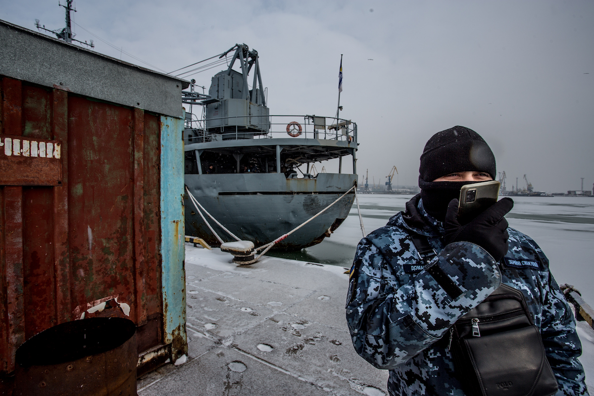 Oekraïense zeelui aan Zee van Azov: ‘Dit land is ons recht, deze zee is ons recht’